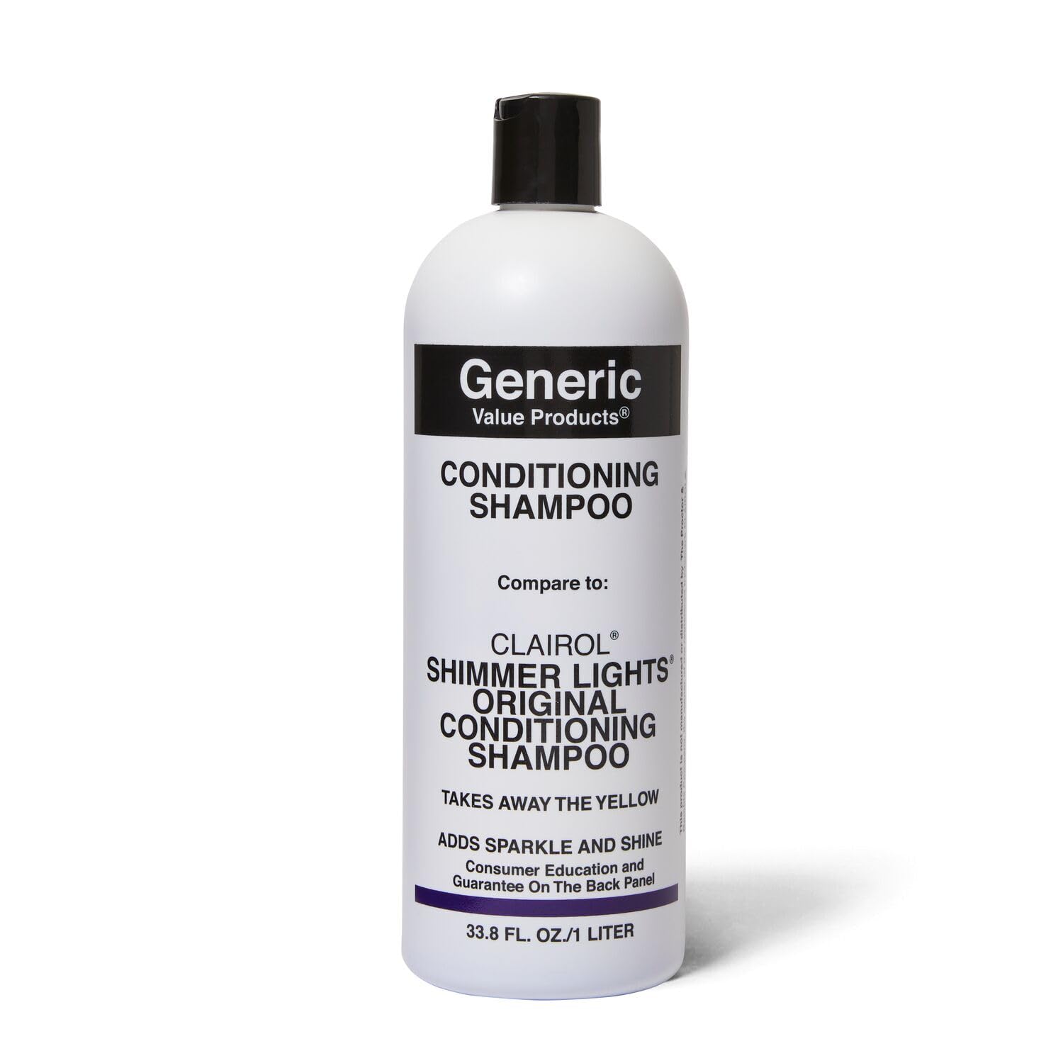 GVP Conditioning Shampoo bottle pouring to refresh dull hair and tone brassiness