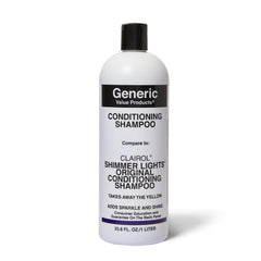 GVP Conditioning Shampoo bottle pouring to refresh dull hair and tone brassiness