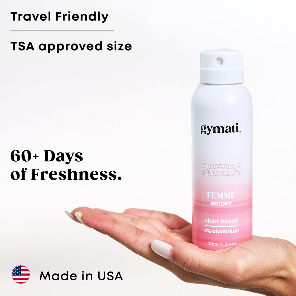 Gymati athletes using it show performance-friendly odor protection.