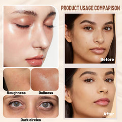 Gymfber Foundation Stick smooth moist texture for cake-free, natural finish.