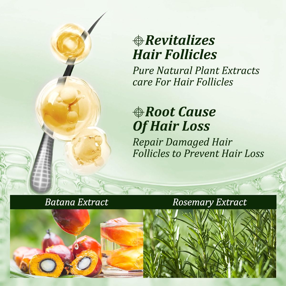 Gypsophila Batana Oil Shampoo creamy lather demonstrates sulfate free cleansing
