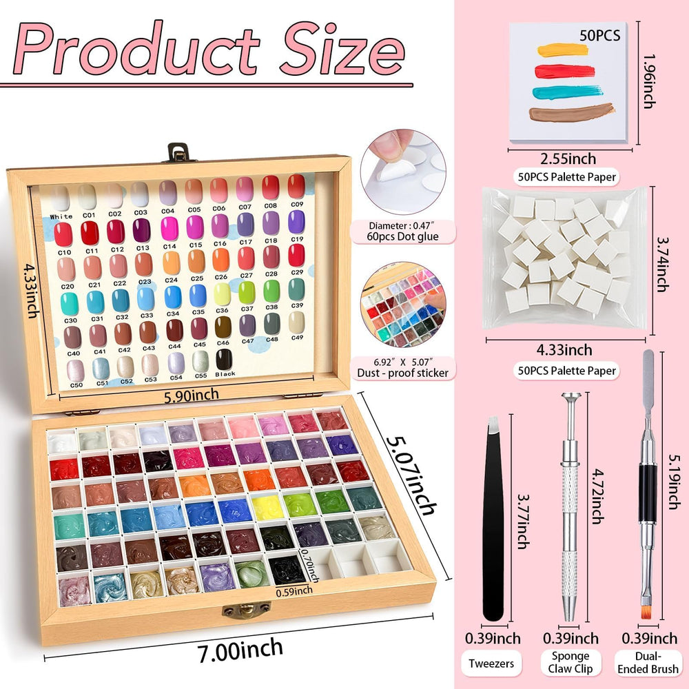 GZIXBDA Large reusable overlay preserves gel quality after opening