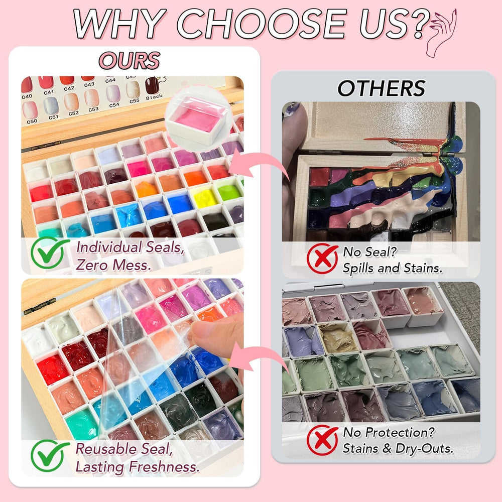GZIXBDA No wipe gel polish delivers clean, easy application and precise finish