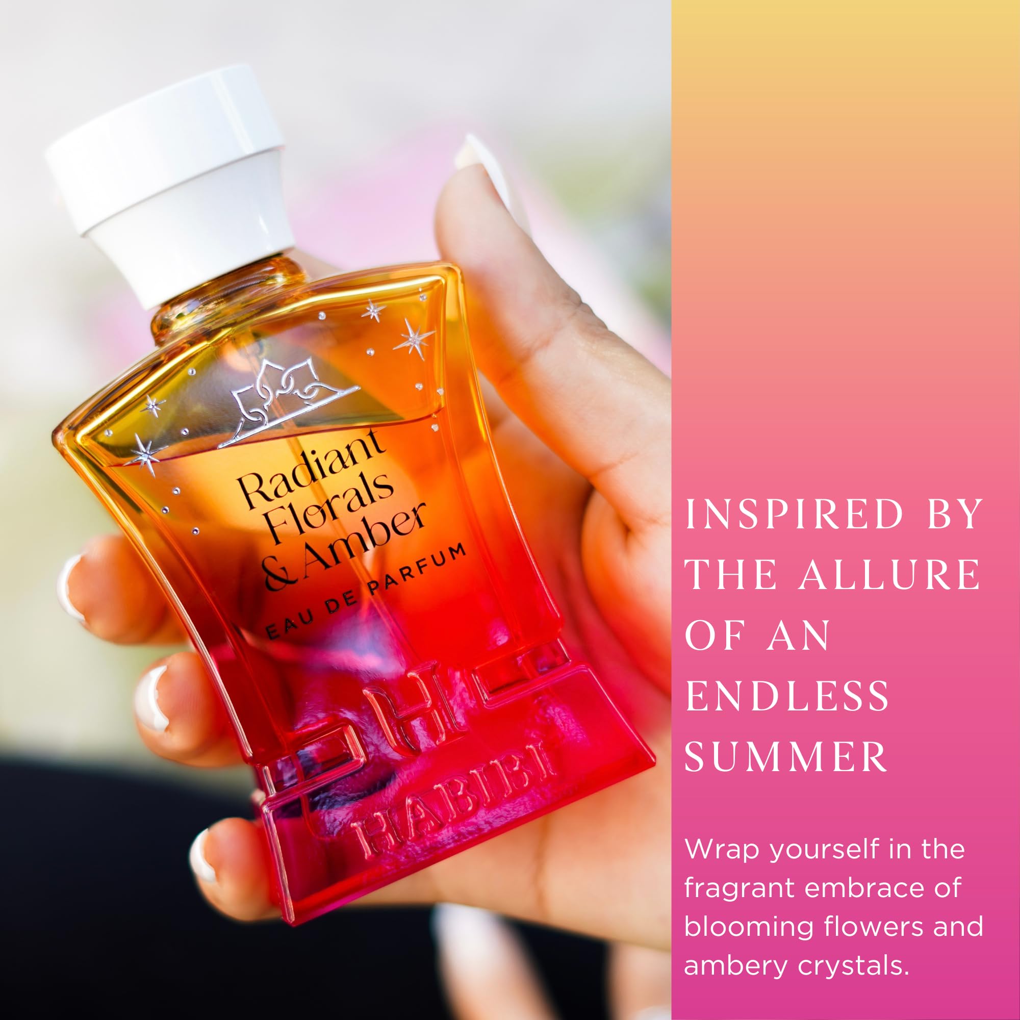 Heart notes image featuring Bulgarian rose jasmine and violet leaves core