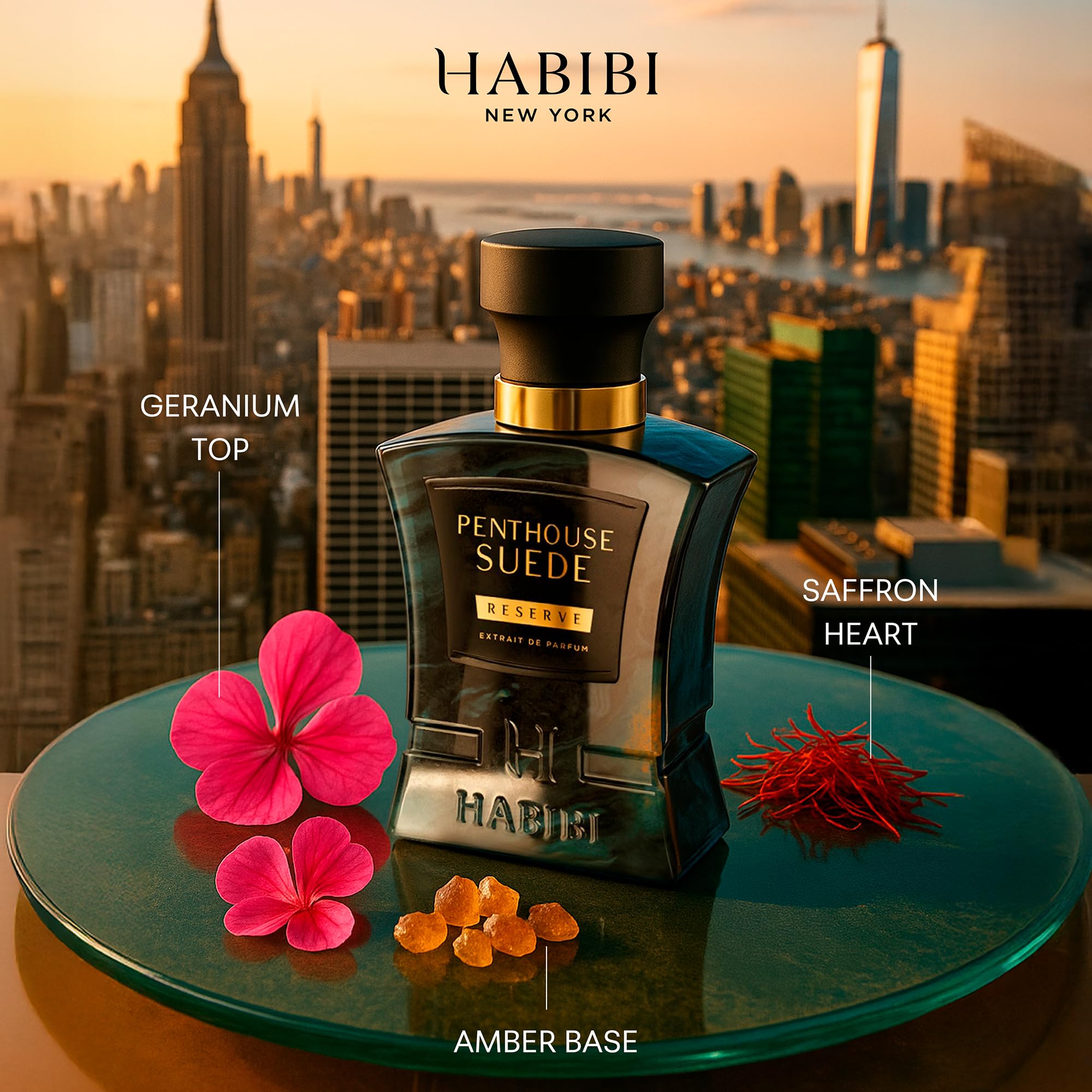 Top notes image featuring pink pepper and bergamot for a vibrant opening