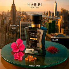 Top notes image featuring pink pepper and bergamot for a vibrant opening