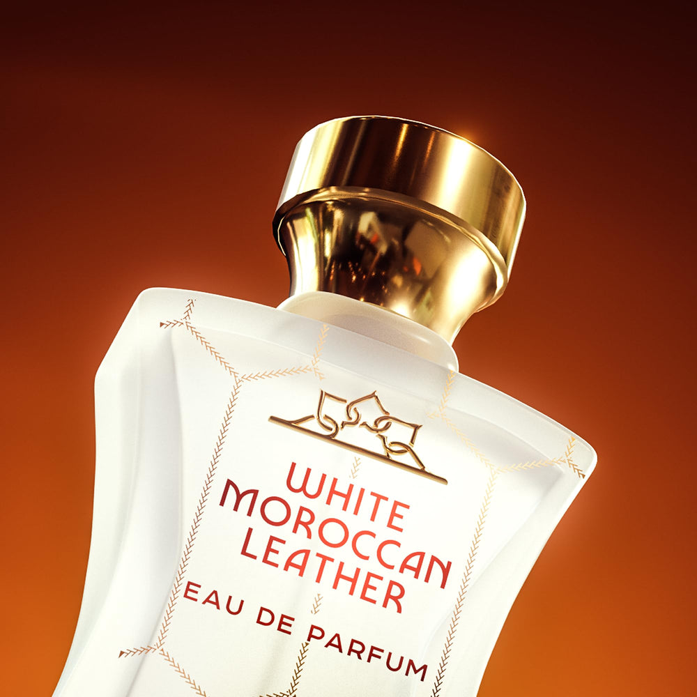 H HABIBI White Moroccan Leather elegant gift-ready packaging for occasions.