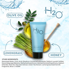 Aloe and olive oil shampoo ingredients highlighting skin-friendly care