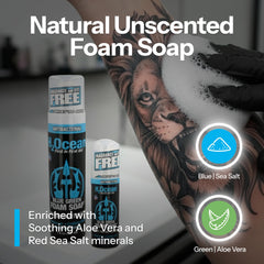 H2Ocean 7 oz tattoo aftercare bottle ready for use