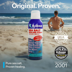 H2Ocean bag-in-can technology demonstrates contamination-free mist for every use.