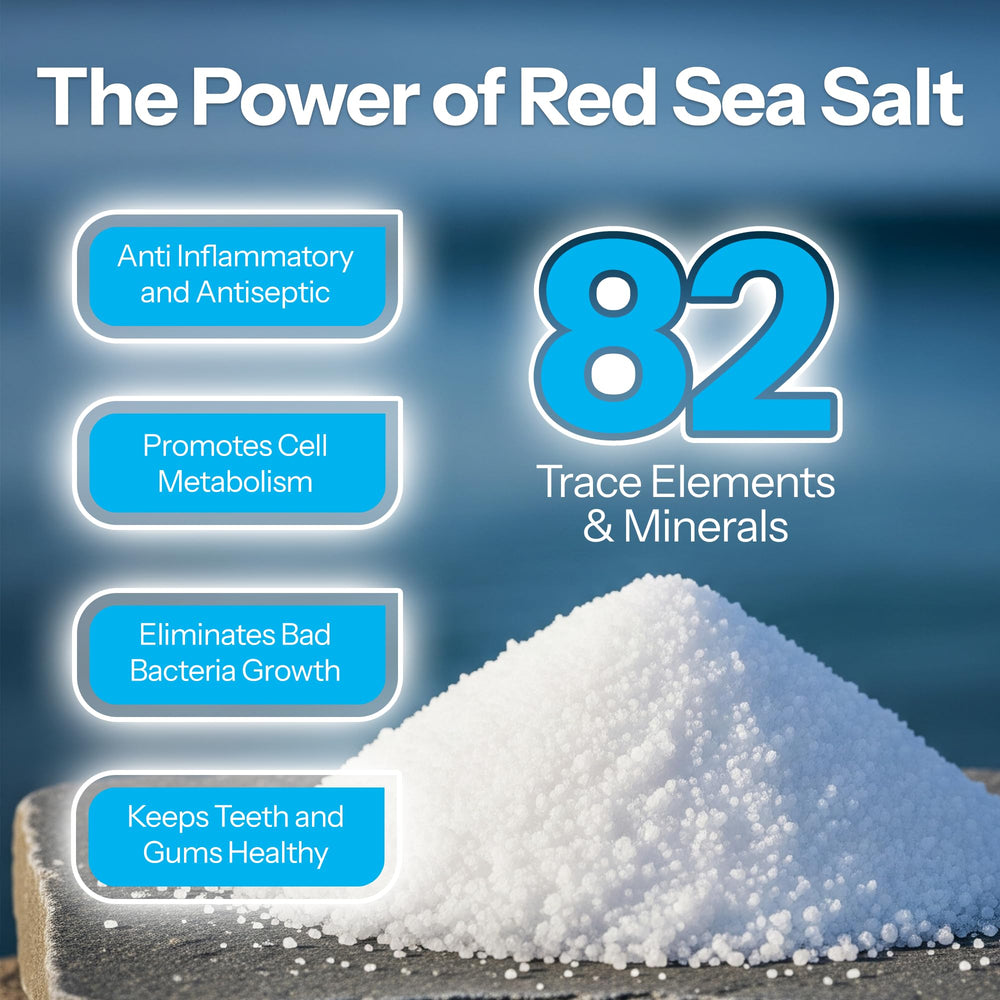 H2Ocean Blue Green Foam Soap uses sea salt from the Red Sea