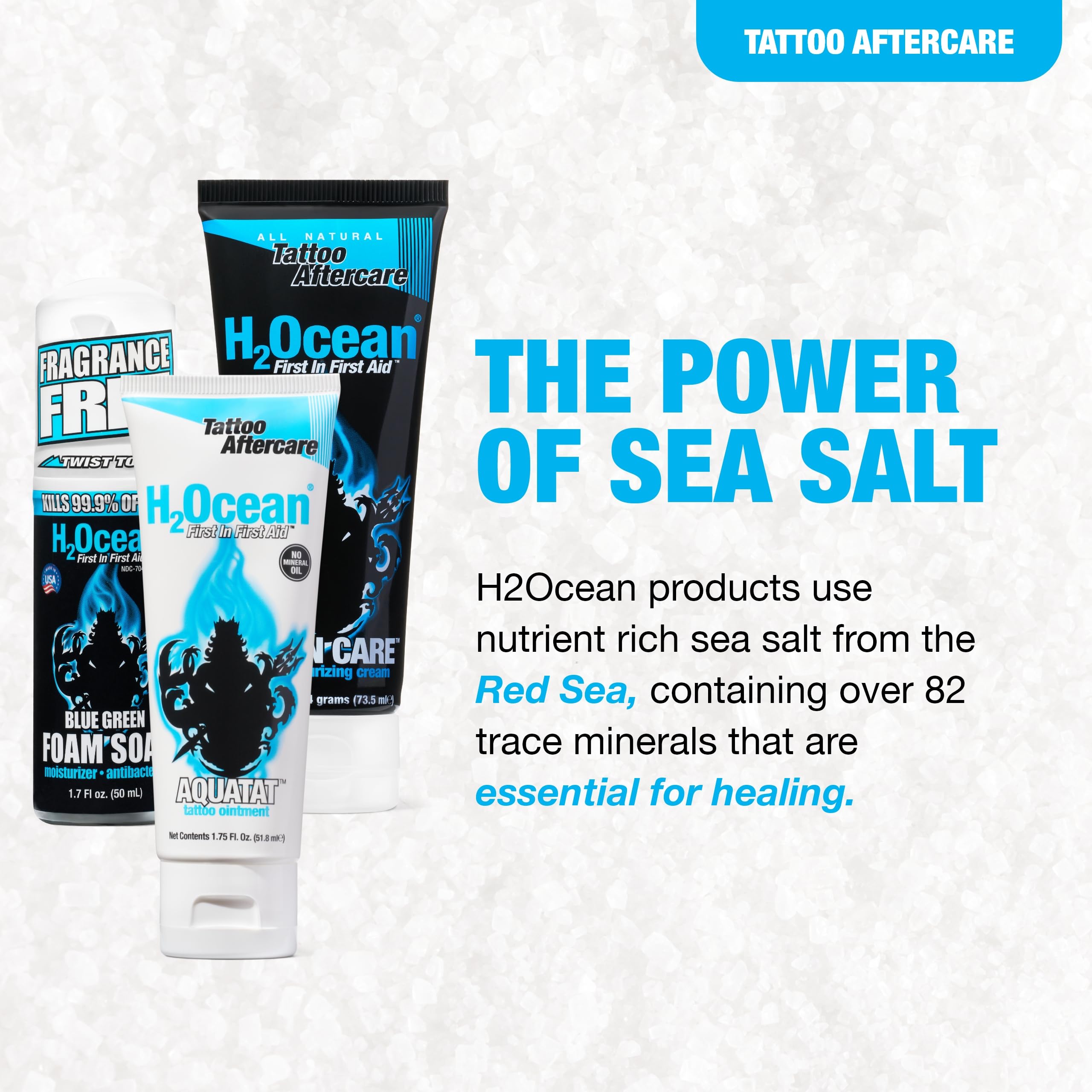 H2Ocean Extreme ointment tube enhances protection and moisturization
