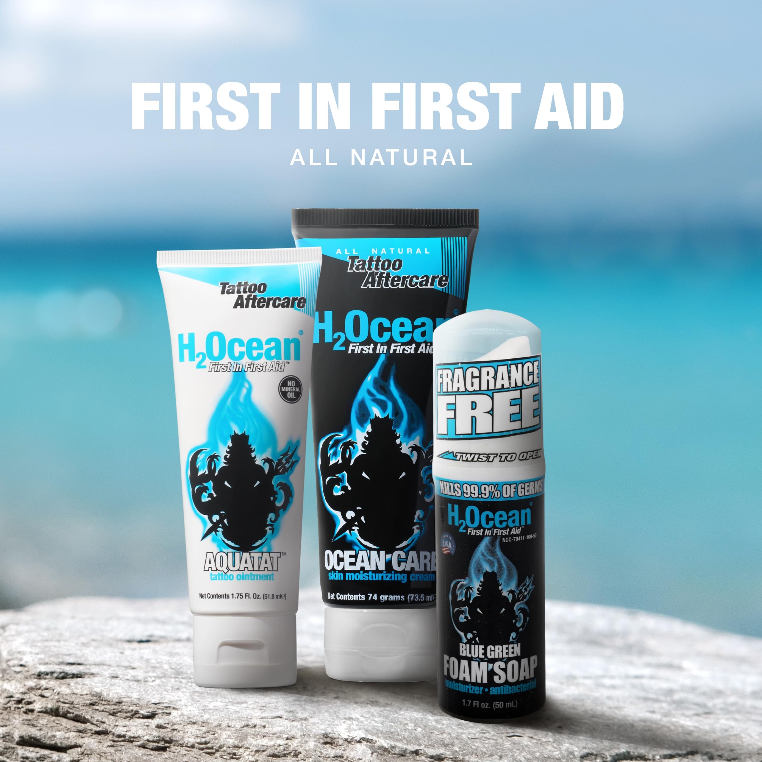 H2Ocean Extreme 3-step routine visual guides simple healing