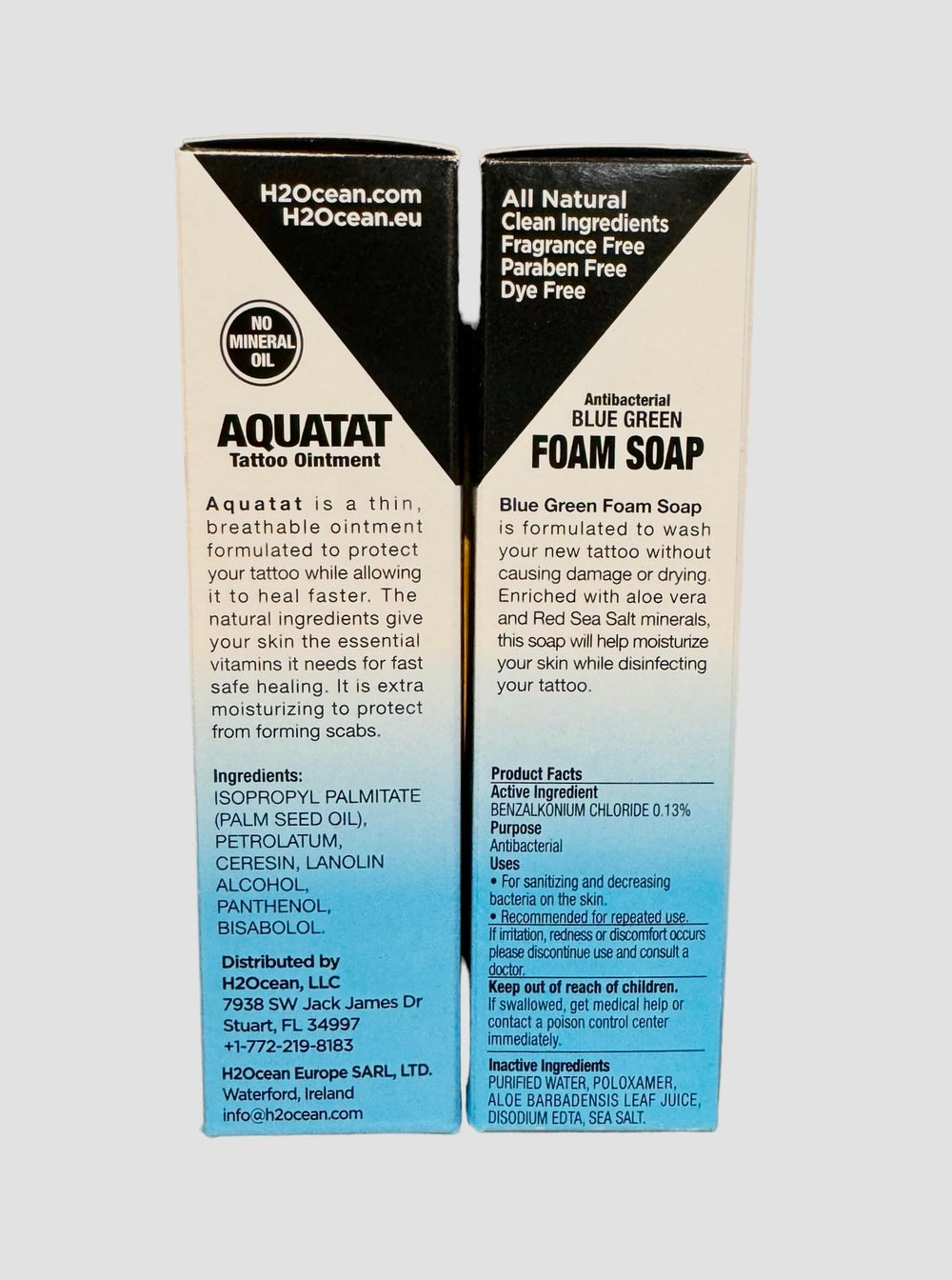 Made-in-USA badge on H2Ocean kit signaling quality