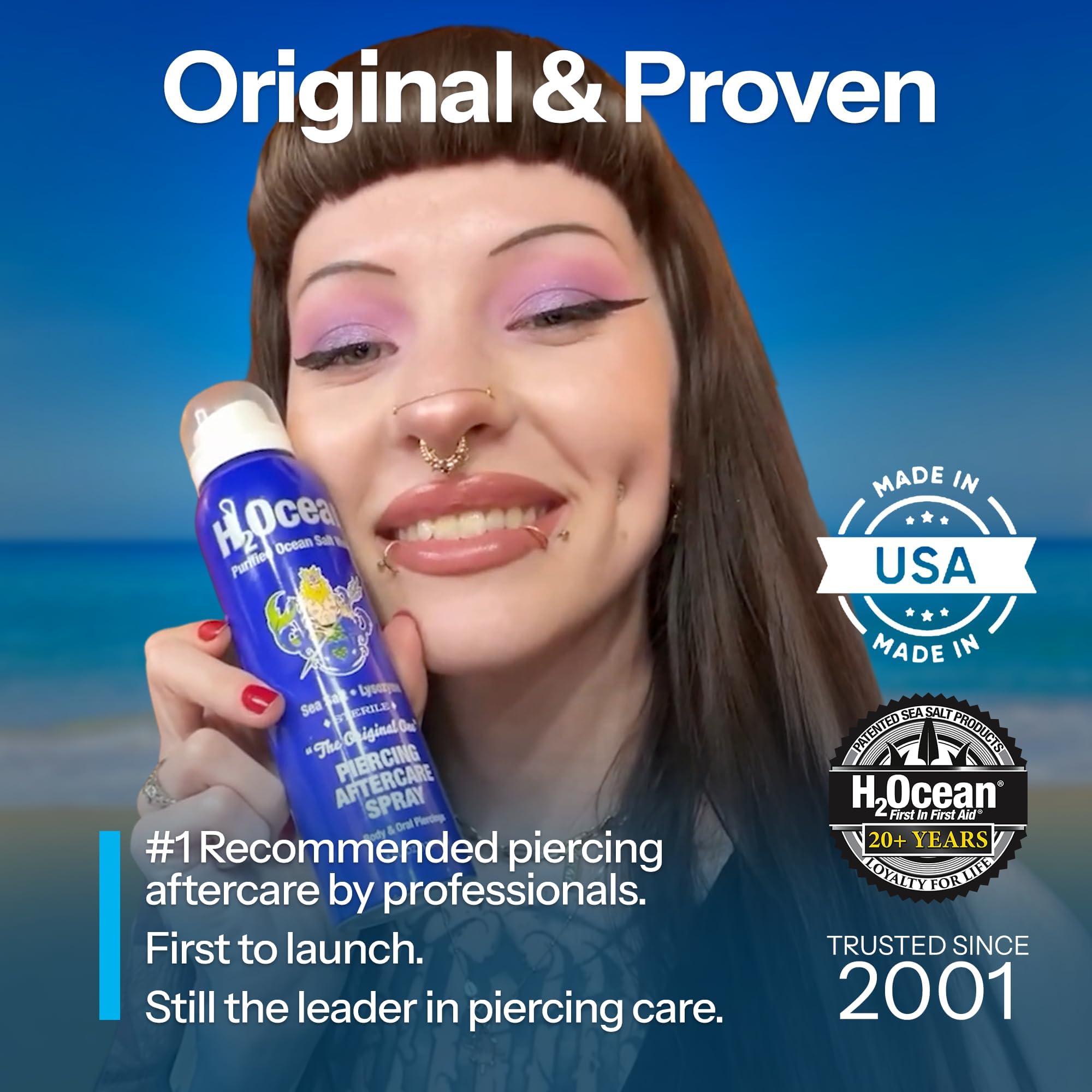 H2Ocean 3-pack packaging image emphasizing value for ongoing aftercare.