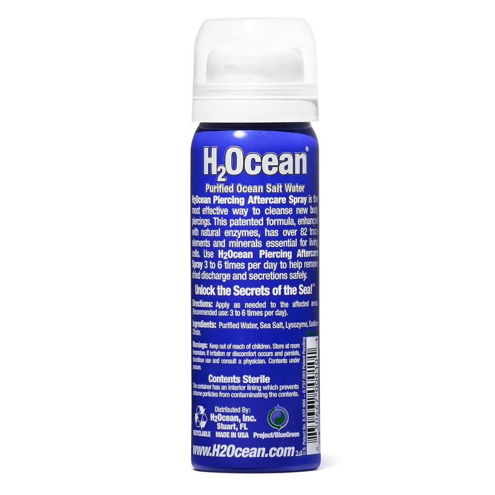 H2Ocean sea salt healing solution highlighting Red Sea minerals.