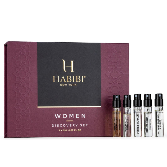 H HABIBI Iris Bloom vial for on-the-go fragrance testing