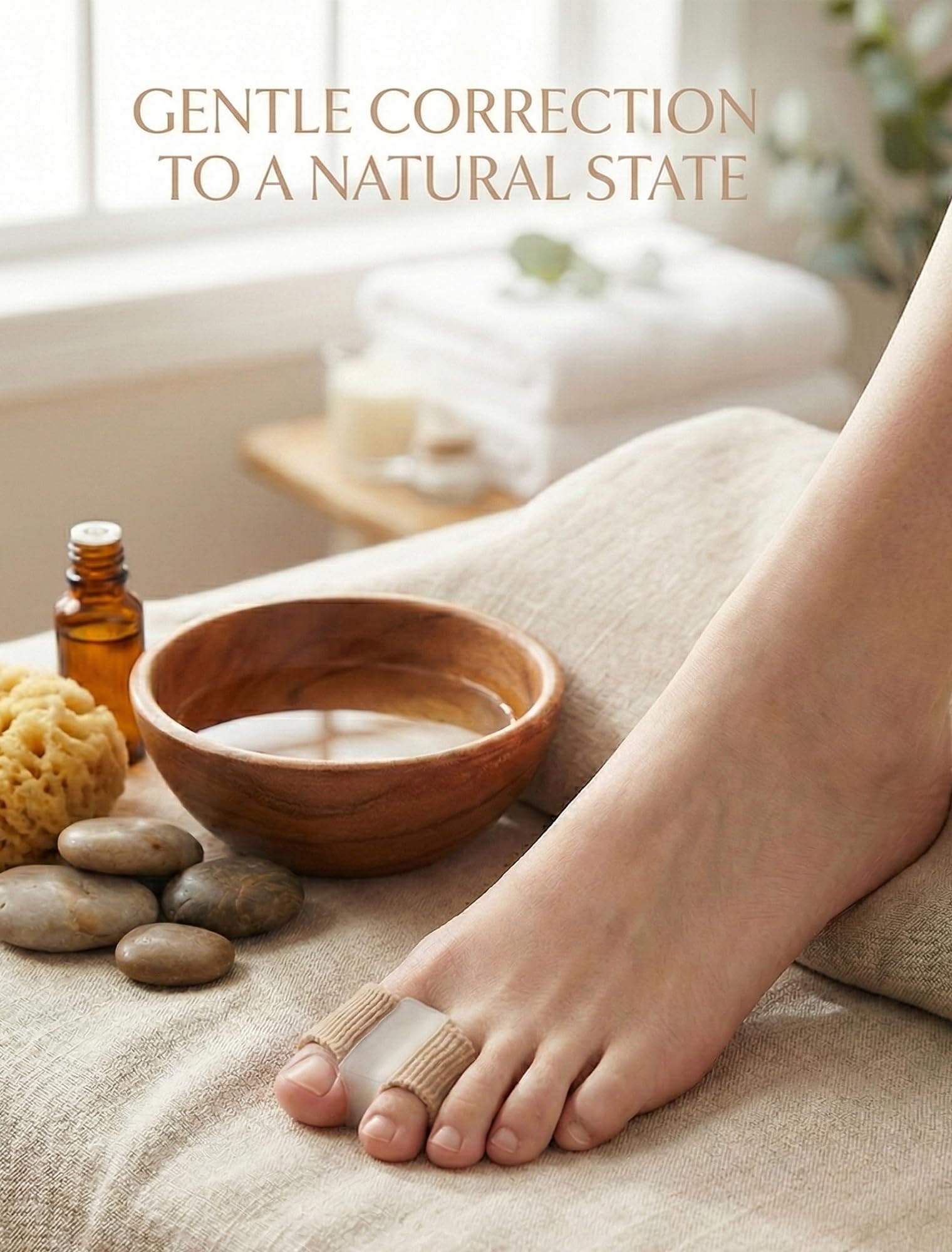 Habioer bunion corrector designed for day and night wear improves foot posture.