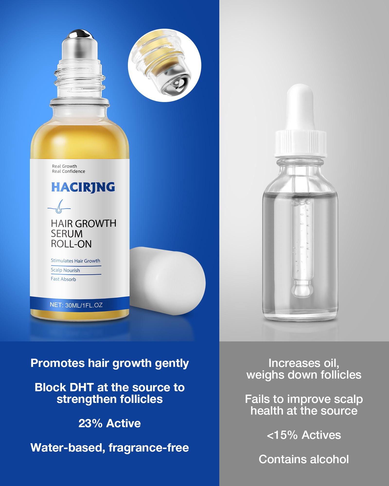 HACIRJNG No-rinse, non-greasy serum texture for easy routine