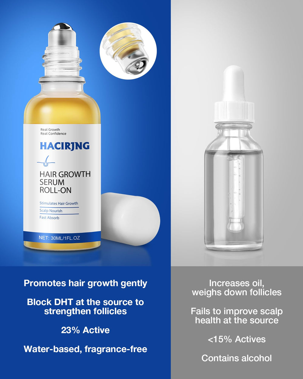 HACIRJNG No-rinse, non-greasy serum texture for easy routine