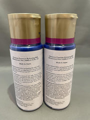 Hada Labo Shirojyun Premium Emulsion dispense-action showing easy pump application