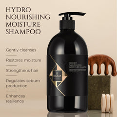 Shampoo lather releasing seaweed minerals and tea tree aroma