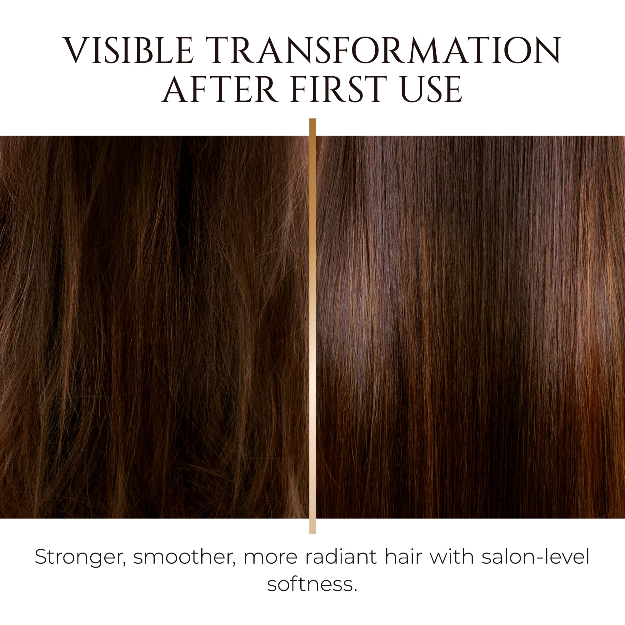 Hadat scalp nourishment and volume image shows healthier roots and fuller hair