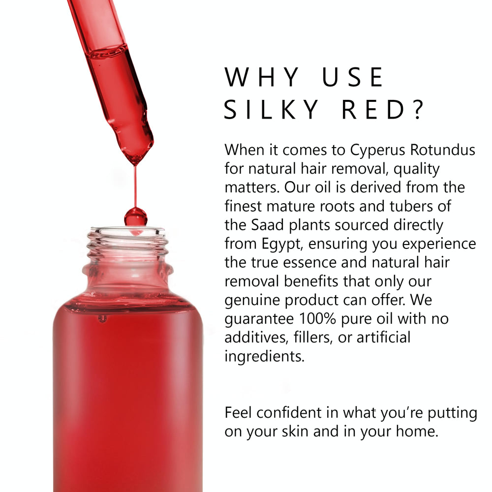 Hadirose Red Saad Oil care routine—post-wax nourishment for skin.