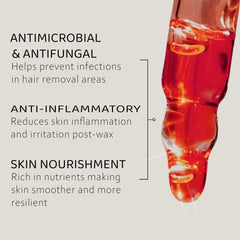 Hadirose Red Saad Oil ingredients close-up—single-ingredient purity.