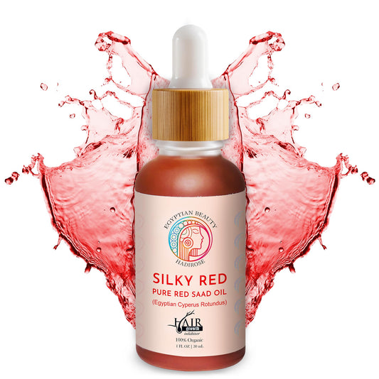 Hadirose Red Saad Oil pour—direct application for targeted hair reduction.