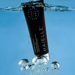 Ingredients highlight vegan, gluten-free, cruelty-free care in HAIELLE Hydrate Shampoo.