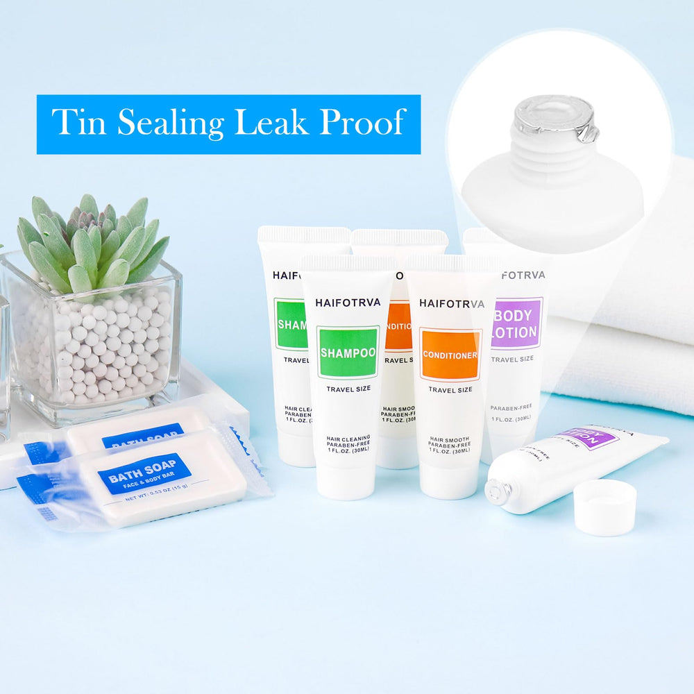 HAIFOTRVA neutral scent travel kit suitable for most guests.