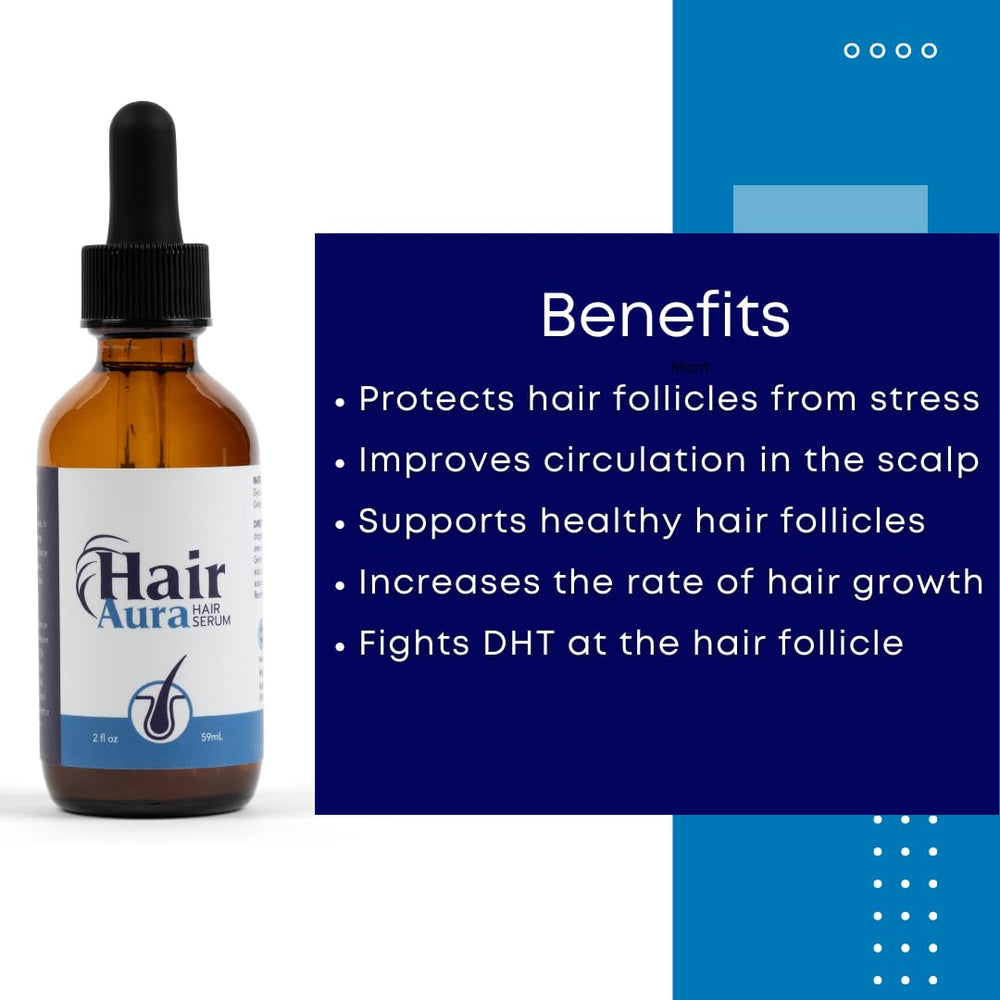 Hair Aura gluten-free paraben-free seal for sensitive scalps.