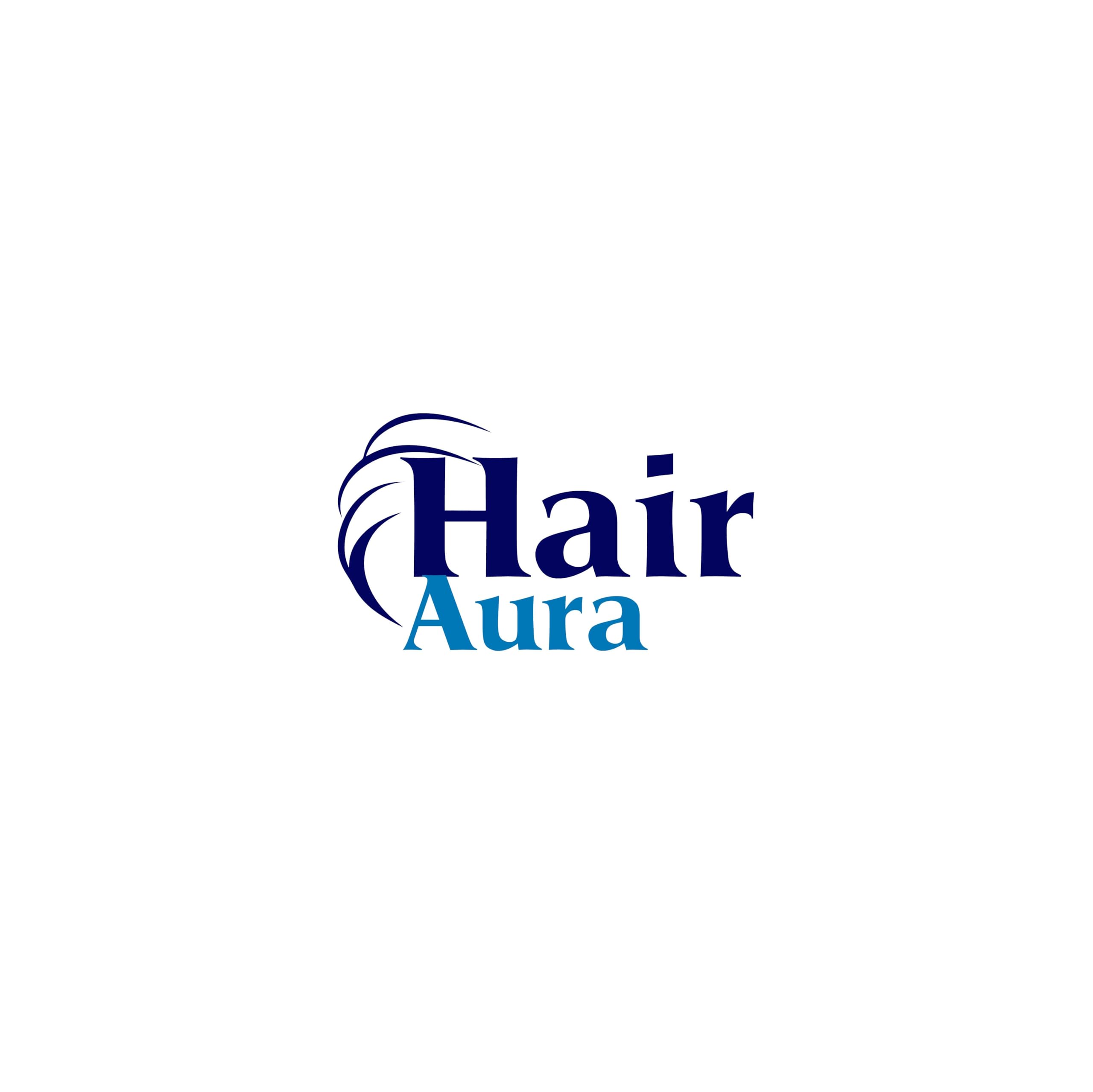 Hair Aura packaging on display showing clean, premium design.