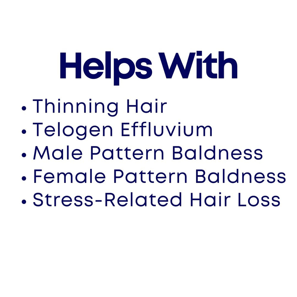 Hair Aura scalp application close-up showing quick-absorbing formula.