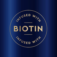 Damp hair ends treated with Hair Biology serum for shine and smoothness