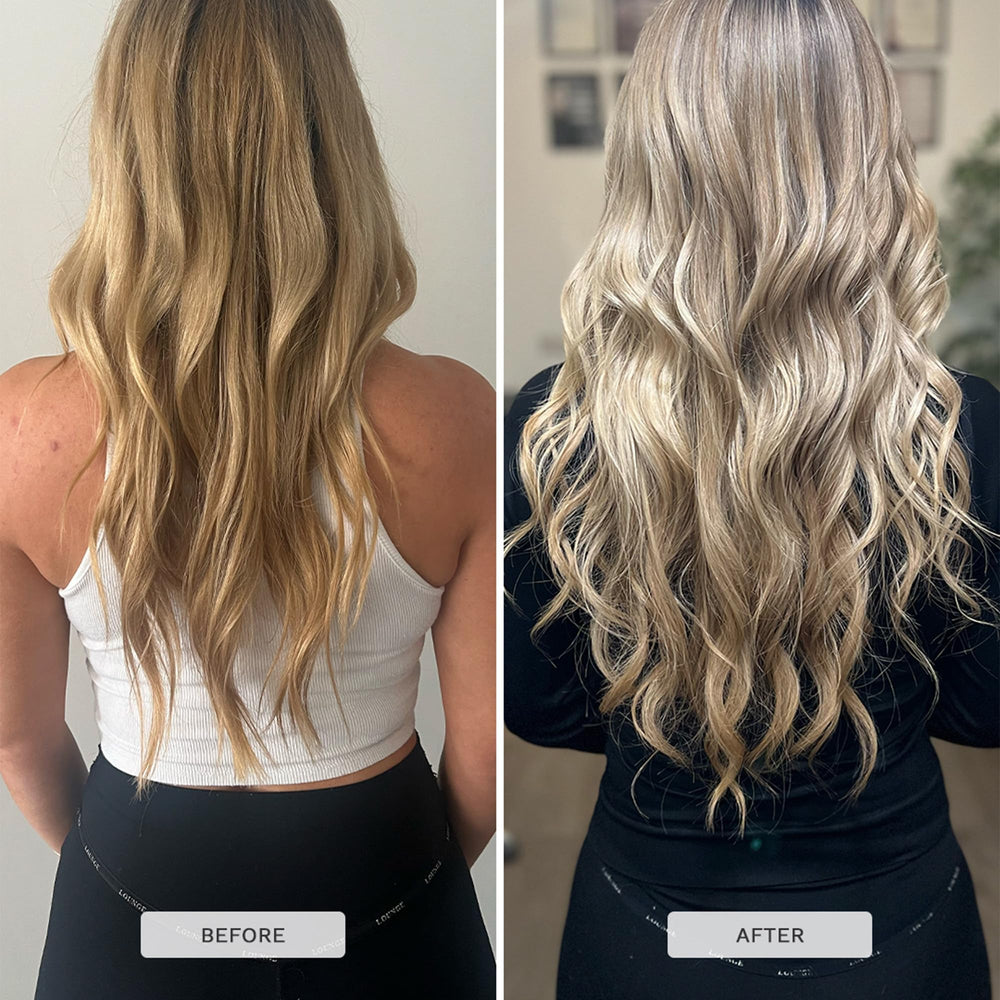 HAIR BURST Hydrating Mask finished result highlights glossy, resilient strands.