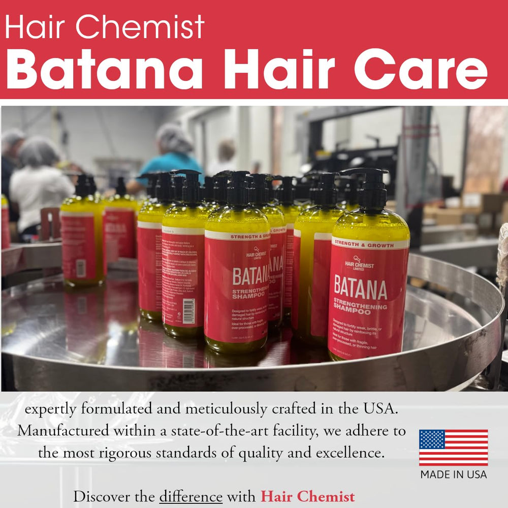 Hair Chemist Batana conditioner smoothing rinse supports frizz control and manageability