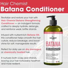 Hair Chemist Batana oil close-up reveals natural ingredients and shine potential