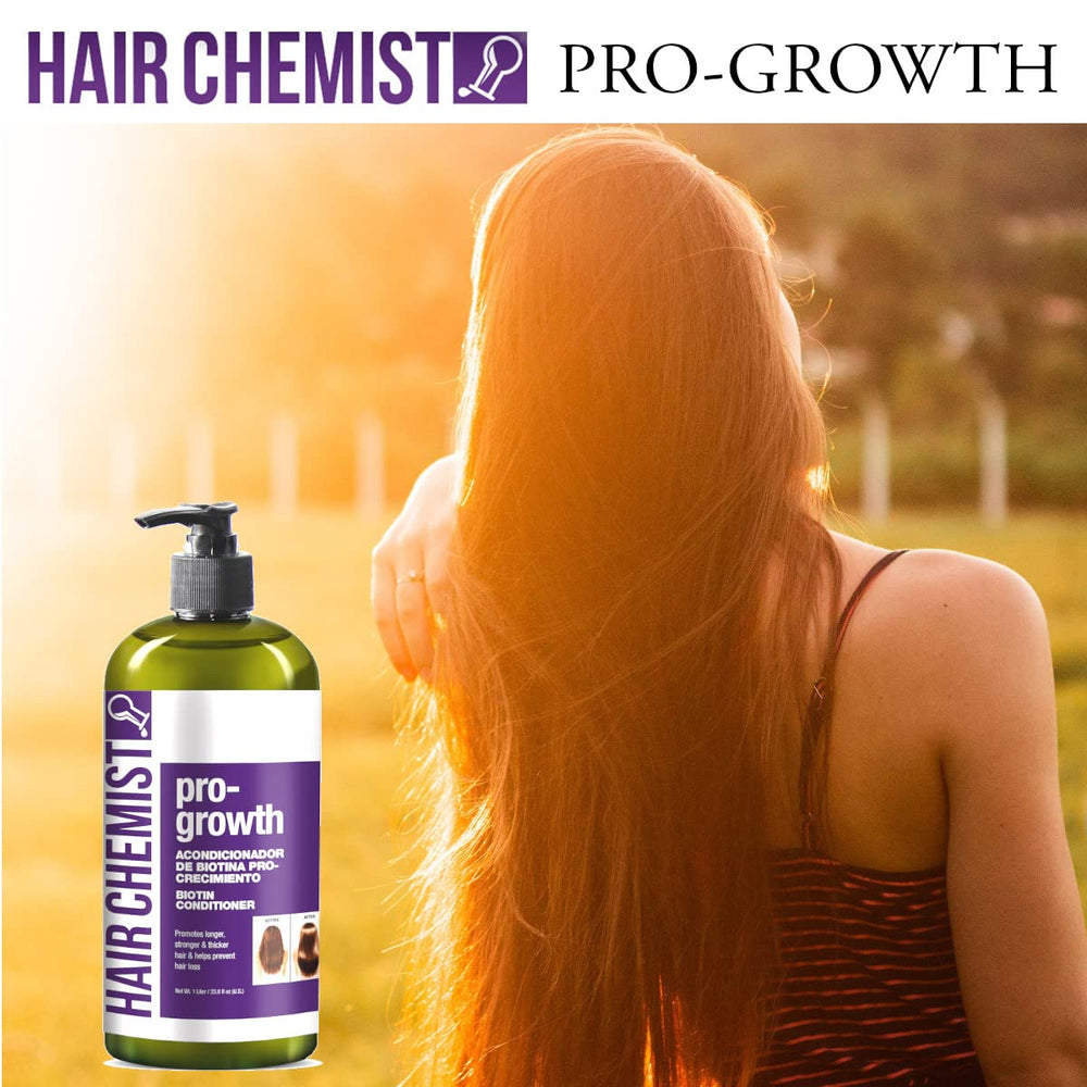 Hair Chemist Biotin Pro-Growth Conditioner in lather form during application.