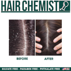 Hair Chemist Bottle front view showcases a large 33.8 oz size.