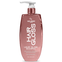 Hair Chemist Hair Gloss Liquid Glass Shampoo bottle pour for smooth shiny hair
