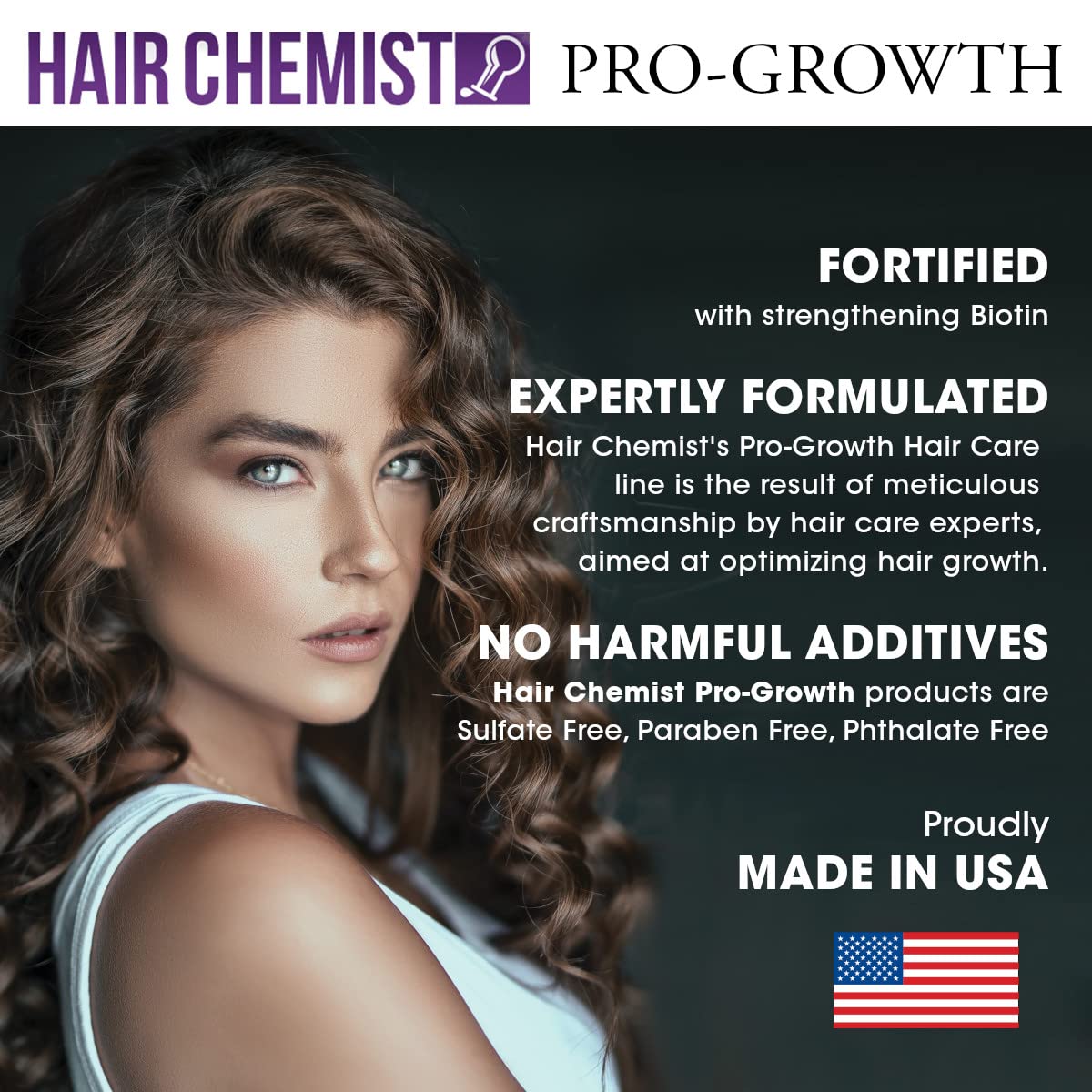 Large 12 oz packaging of Hair Chemist Pro-Growth Scalp Stimulator for extended use.