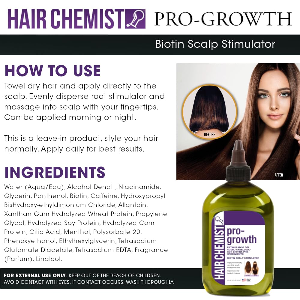 USA-made Hair Chemist product emphasizing quality manufacturing.