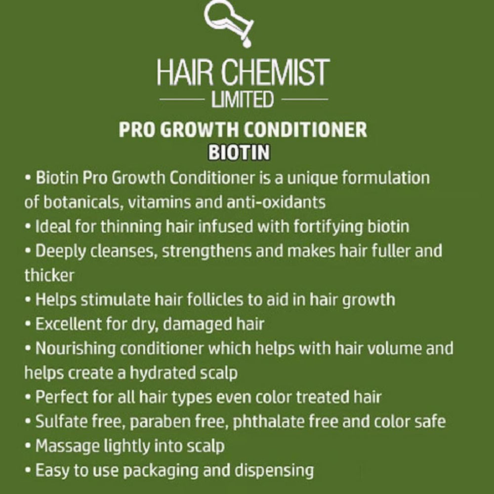 Hair Chemist Pro-Growth Conditioner smooth-hair close-up suggesting detangling.