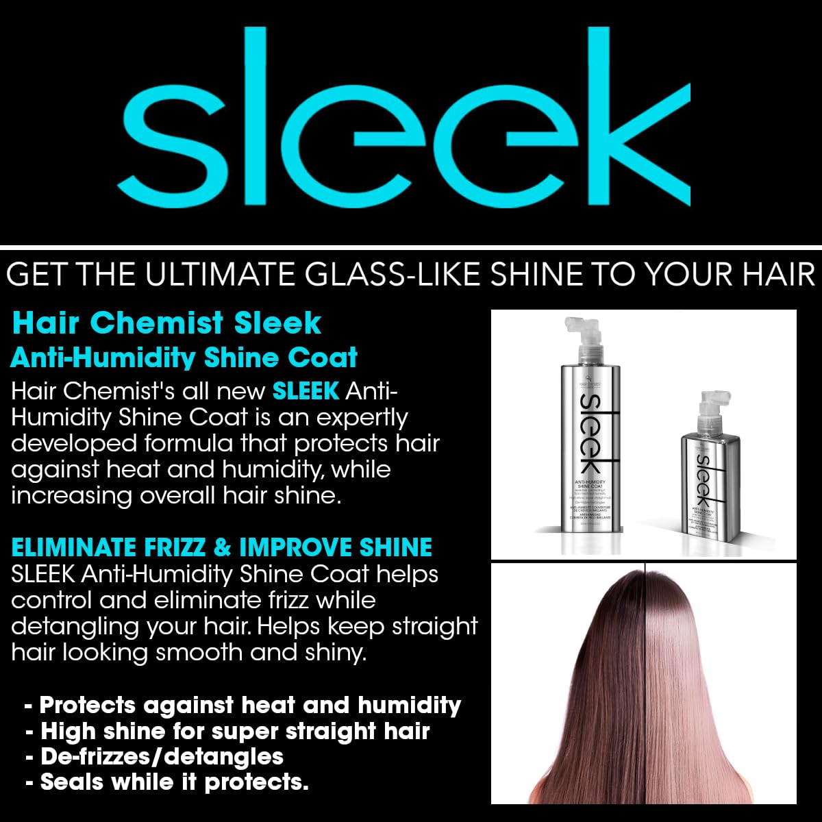 Closeup of Hair Chemist Sleek Anti-Humidity Shampoo lather