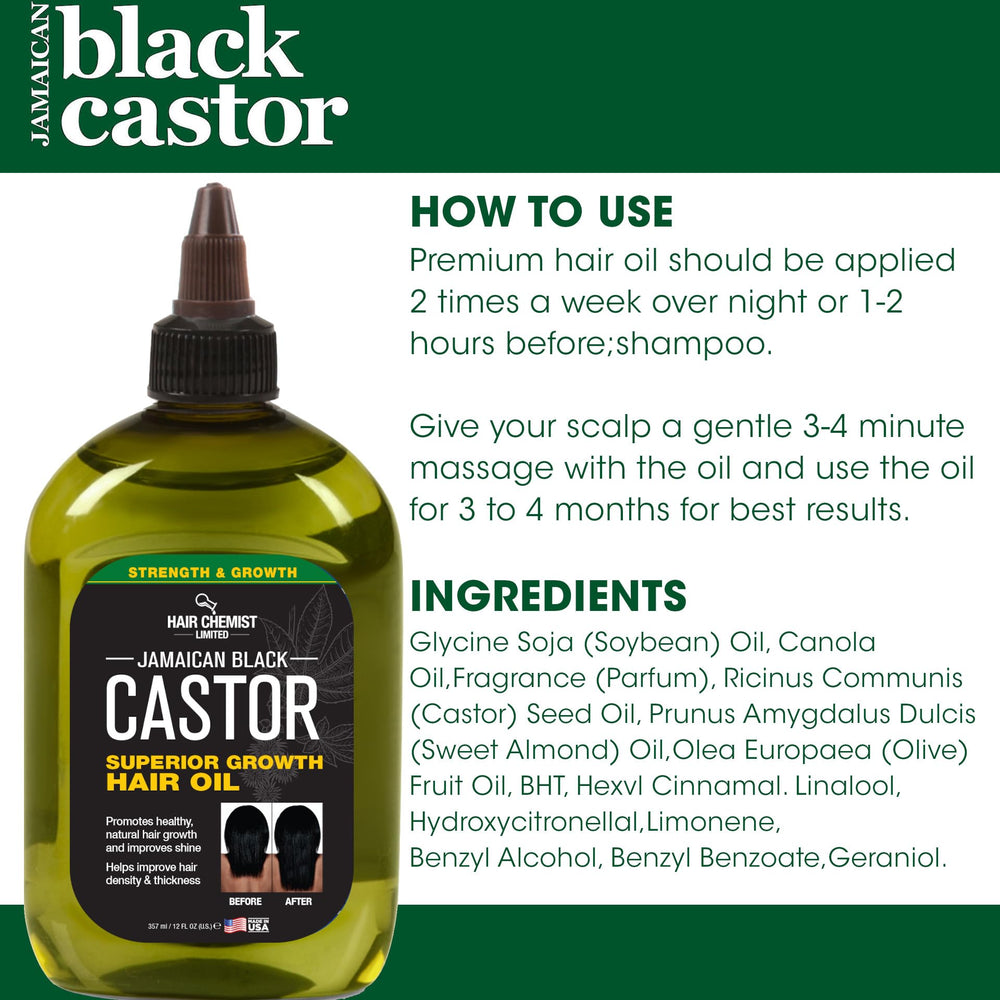 Hair Chemist Superior Growth results in shiny, smooth hair.