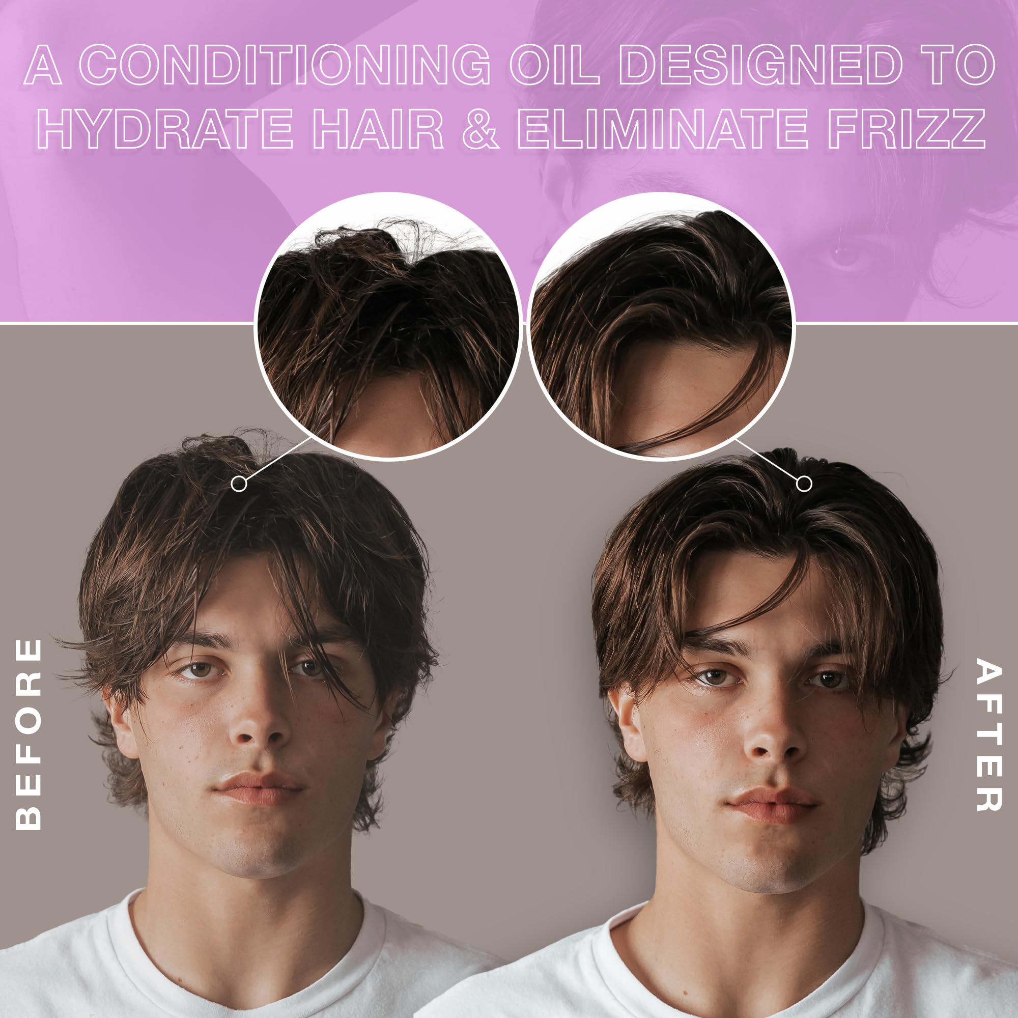 CRVFT hair moisturizer close-up shows lightweight texture and quick-absorb formula.