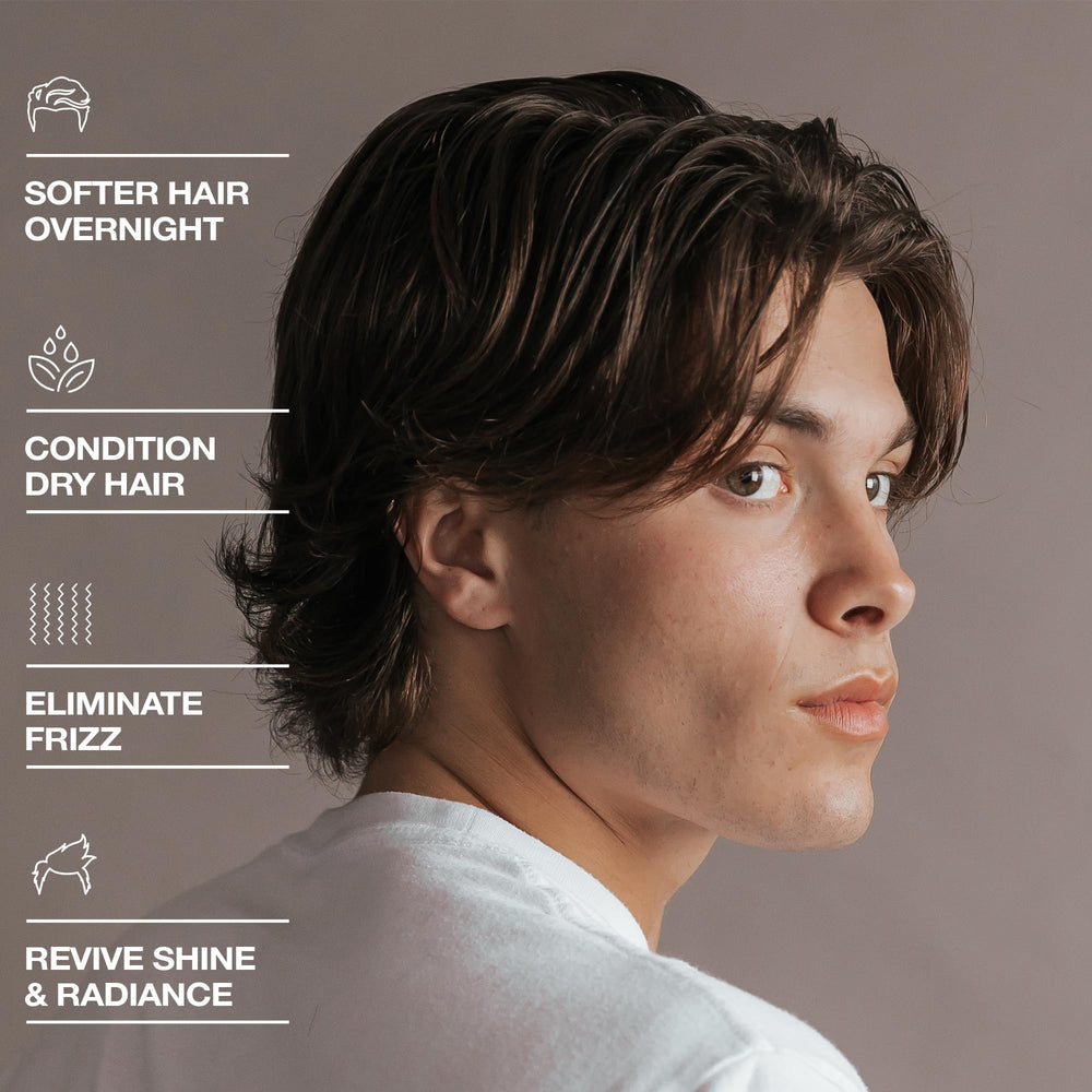 Hair Craft Co. CRVFT men's hair oil packaging highlights clean, minimal design.