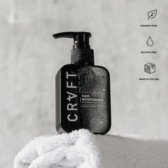 Hair Craft Co. CRVFT styling-ready strands with flexible hold and natural sheen.